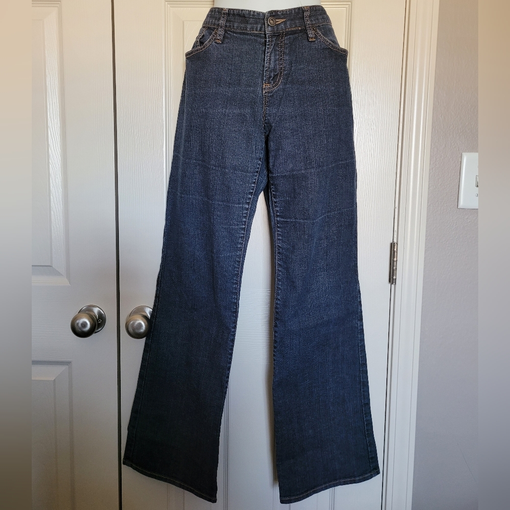 Loft Curvy Boot Jeans - Sz 8, Blue, GUC